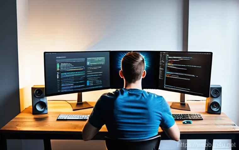 웹디자인 취업 포지션 종류 - **UI/UX Designer at Work:** A young, focused female UI/UX designer, mid-20s, with short, trendy hair...