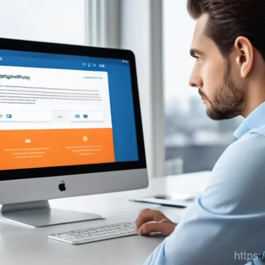 웹디자인 A B 테스트 활용 - **A/B Testing in Action: Optimizing a Website Button**
    A clear, modern website interface display...
